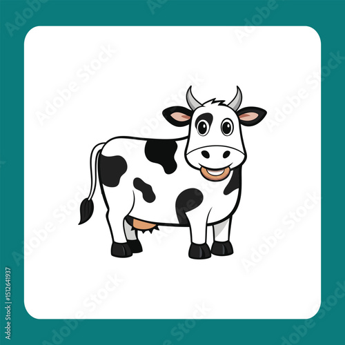 funny cow cartoon
