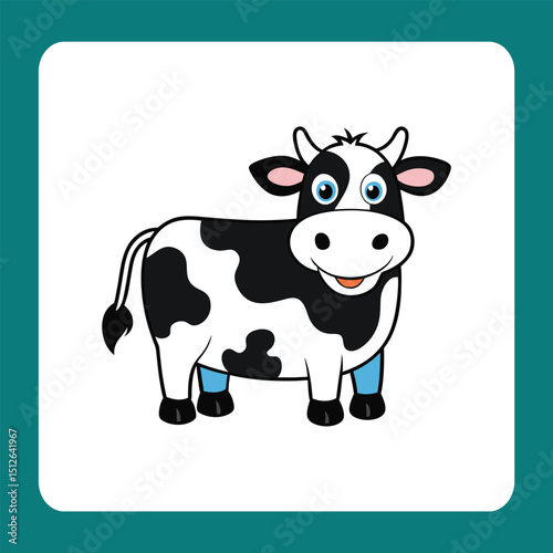 funny cow cartoon