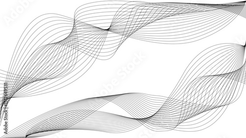 pattern background wavy strings and threads flowy art abstract sound or windy waves black elegant artsy tangle