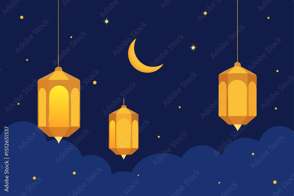 Fototapeta premium vector illustration of an abstract background with stars