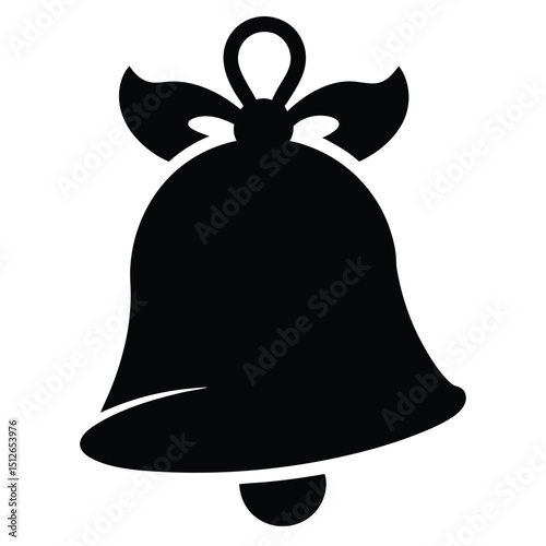 christmas bell isolated on white