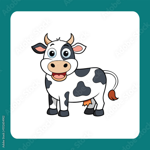 Wallpaper Mural funny cow cartoon Torontodigital.ca