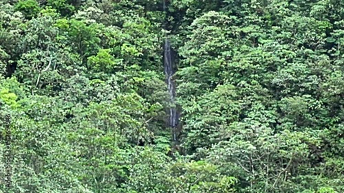 Costa Rica Waterfall in the Braudio Carrilo National Park