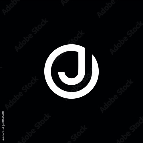 letters j and jb text logo design vector