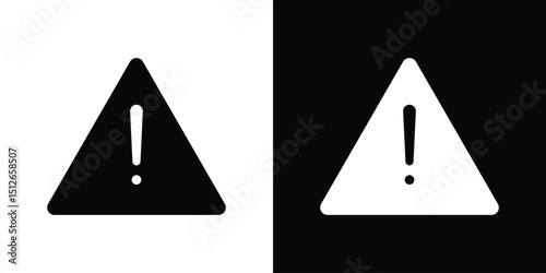 attention sign icon illustration. icon templates pack.