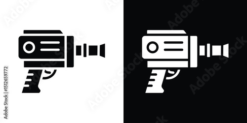 Blaster icon illustration. icon templates pack.