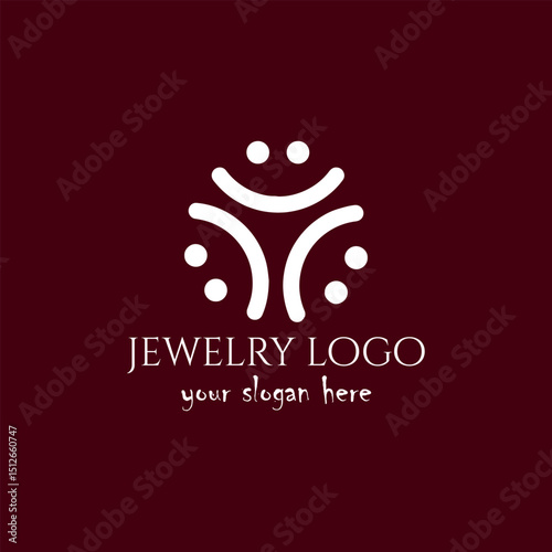 jewelry store logo design vector	