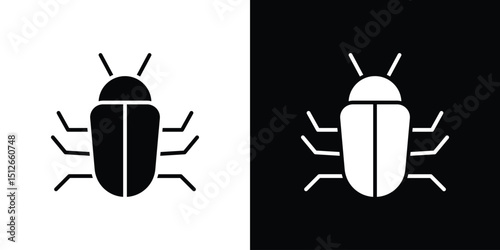 Bugs icon illustration. icon templates pack.