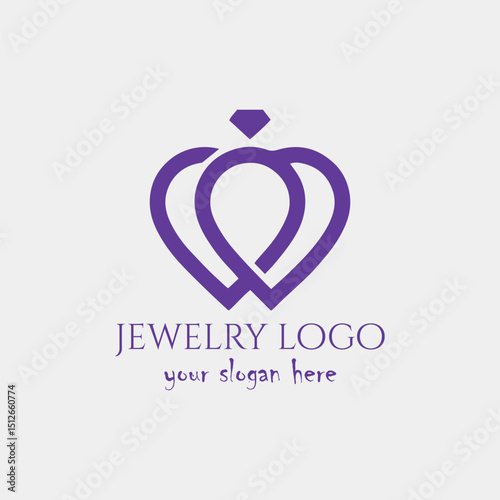 jewelry store logo design vector	