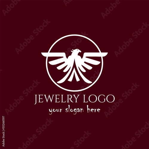 jewelry store logo design vector	