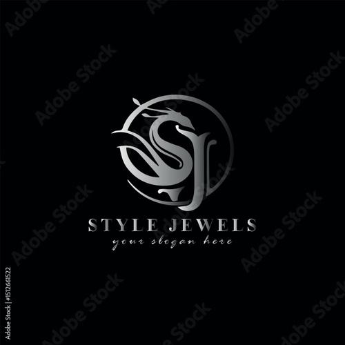 jewelry store logo design vector	