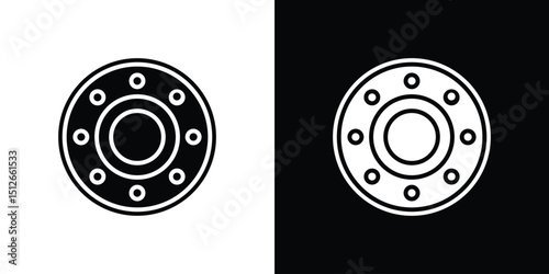 Car bearing icon illustration. icon templates pack.
