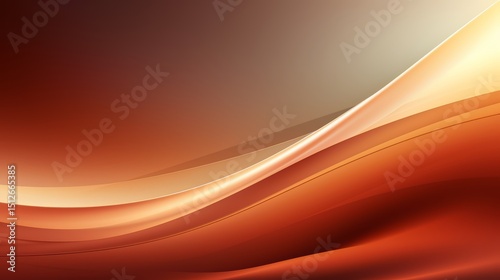Long orange line with a brown background. The line is curved and has a wavy appearance