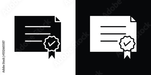 Diploma icon illustration. icon templates pack.