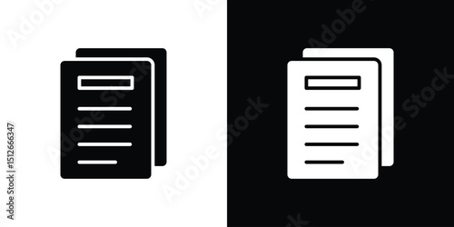 Duplicate icon illustration. icon templates pack.
