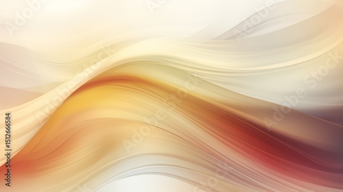 Long, curvy line of color with a red stripe. The line is very long and has a lot of detail