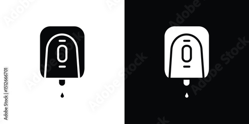 Electrical soap box icon illustration. icon templates pack.