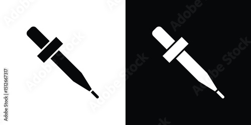 Eye dropper icon illustration. icon templates pack.