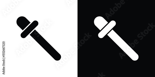 Eye dropper icon illustration. icon templates pack.