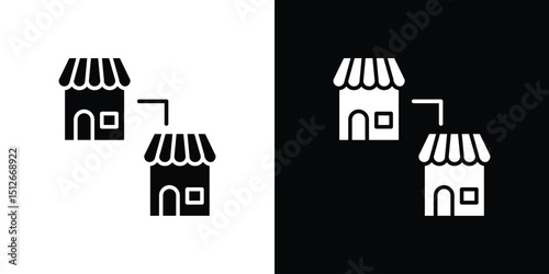 Franchise icon illustration. icon templates pack.