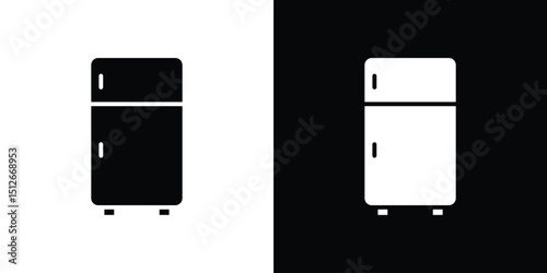 Fridge icon illustration. icon templates pack.