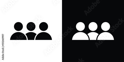 Group icon illustration. icon templates pack.