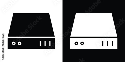 Hard Disk icon illustration. icon templates pack.