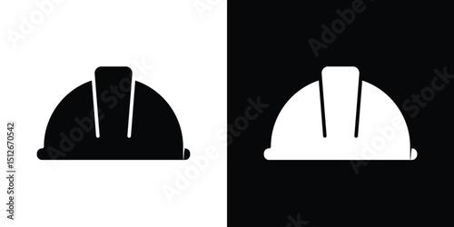 Hard hat icon illustration. icon templates pack.