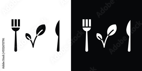 Healthy food icon illustration. icon templates pack.