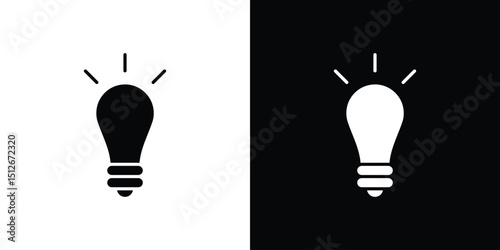 Idea icon illustration. icon templates pack.