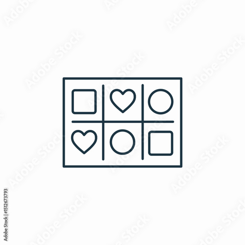 cookie mold icon sign vector