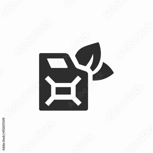 fuel jerrycan icon sign vector