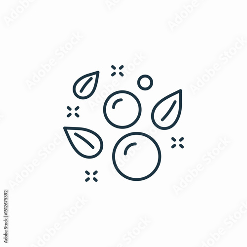 fruit mix icon sign vector