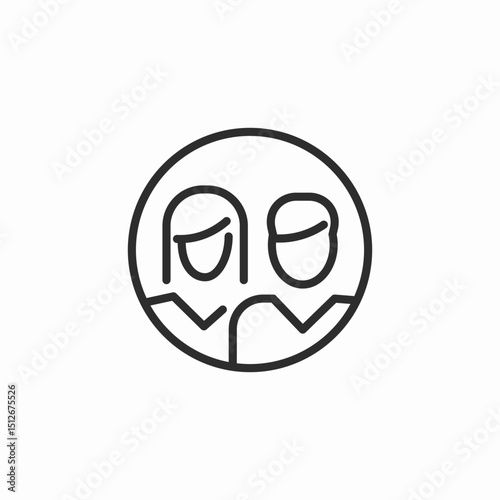 gender equality icon sign vector