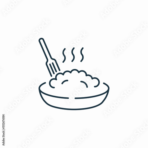 hot meal dish icon sign vector