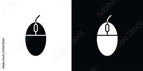 Mouse icon illustration. icon templates pack.