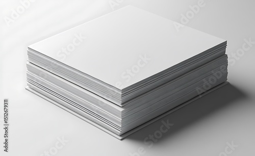 Clean & Minimalist Book Stack Mockup Perfect for Branding and Design Presentations