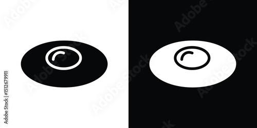 Omelet icon illustration. icon templates pack.