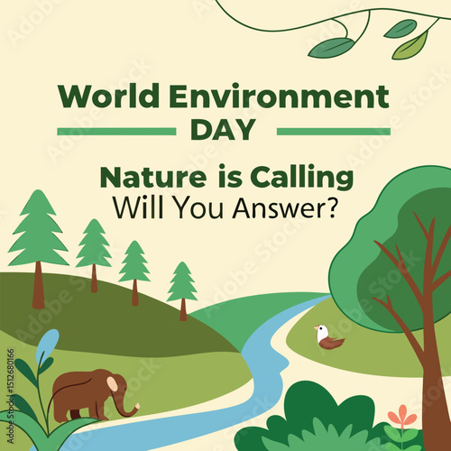 World Environment Day Nature is Calling - Will You Answer?  Protecting Our Planet's Precious Resources