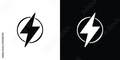 Power icon illustration. icon templates pack.