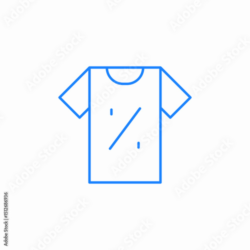 t-shirt clothing apparel icon sign vector