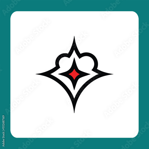 black and white shield with star