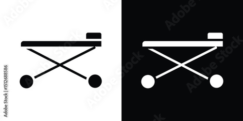 Stretcher icon illustration. icon templates pack.