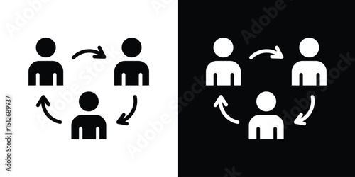 Third party icon illustration. icon templates pack.