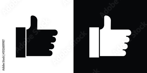 Thumb icon illustration. icon templates pack.