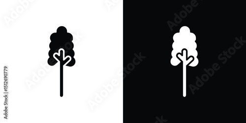 Tree free icon illustration. icon templates pack.