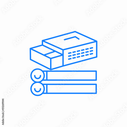 cash register money icon sign vector