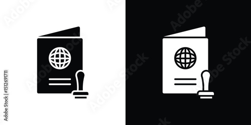 Visa icon illustration. icon templates pack.