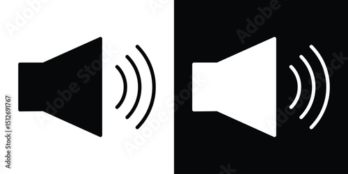 Volume icon illustration. icon templates pack.