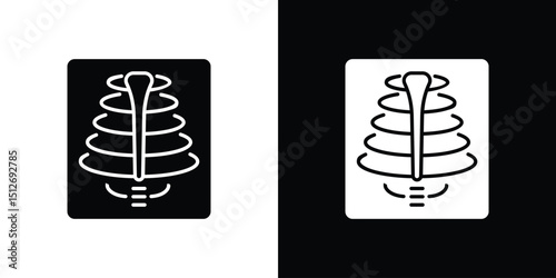 X ray icon illustration. icon templates pack.